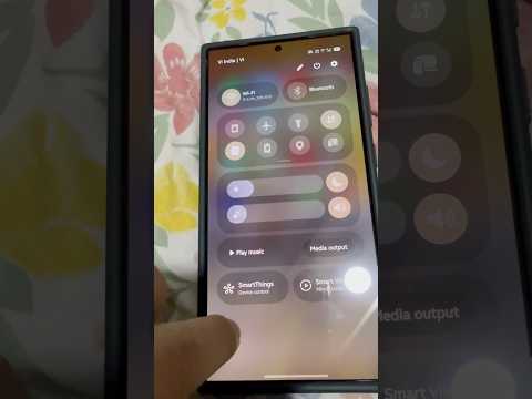 Samsung Galaxy, one UI new notification panel and quick settings on galaxy S 24 ultra ￼