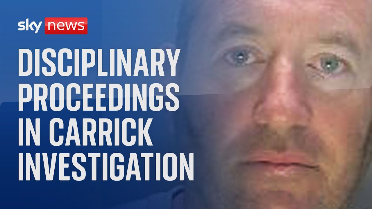 Four police officers and staff member to face disciplinary proceedings over Carrick investigation