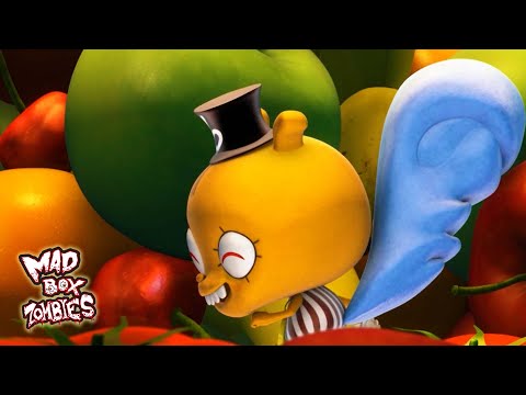 Funny cartoons for teenagers: Zombies Fight for Fruit - Mad Box Zombies  | EP 132