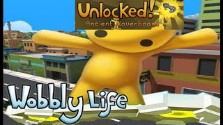 how to unlock the secret hoverboard and secret ancient outfits in wobbly life!!