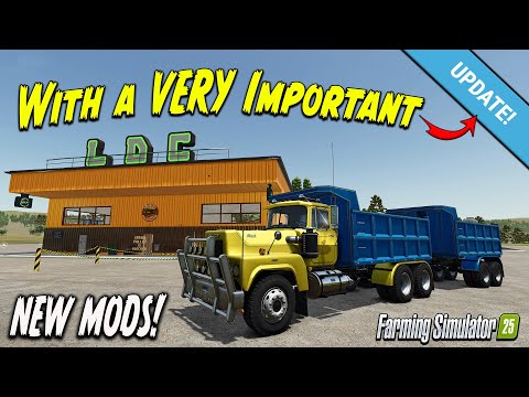 AUTOLOAD DIFFERENT PRODUCTS AT ONCE?! MODS (REVIEW)?!! FARMING SIMULATOR 25