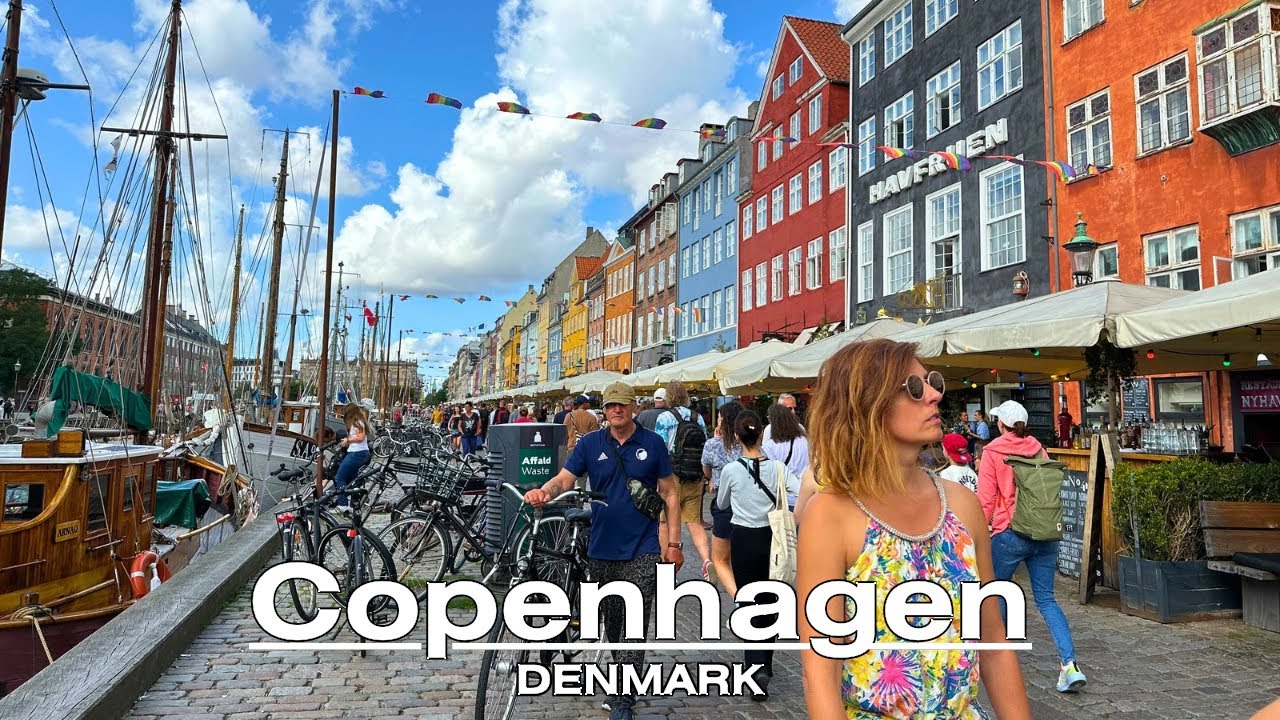 Immersive street-level walking tour through Copenhagen Stroget, Denmark, showcasing authentic urban landscapes, local architecture, and the vibrant atmosphere of the city's neighborhoods