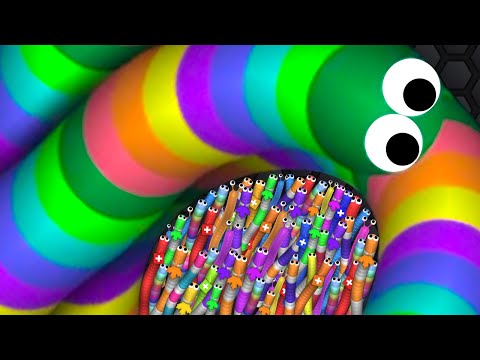 Slither.io A.I. 116,000+ Puntuación Épico Slitherio Como se Juega Mejores momentos! #11