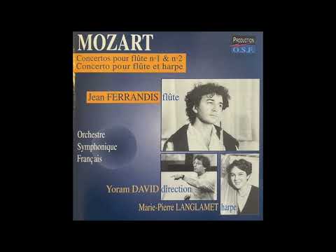 Mozart Flute and Harp Concerto K 299 C major Jean Ferrandis, Marie Pierre , Langlamet OSF