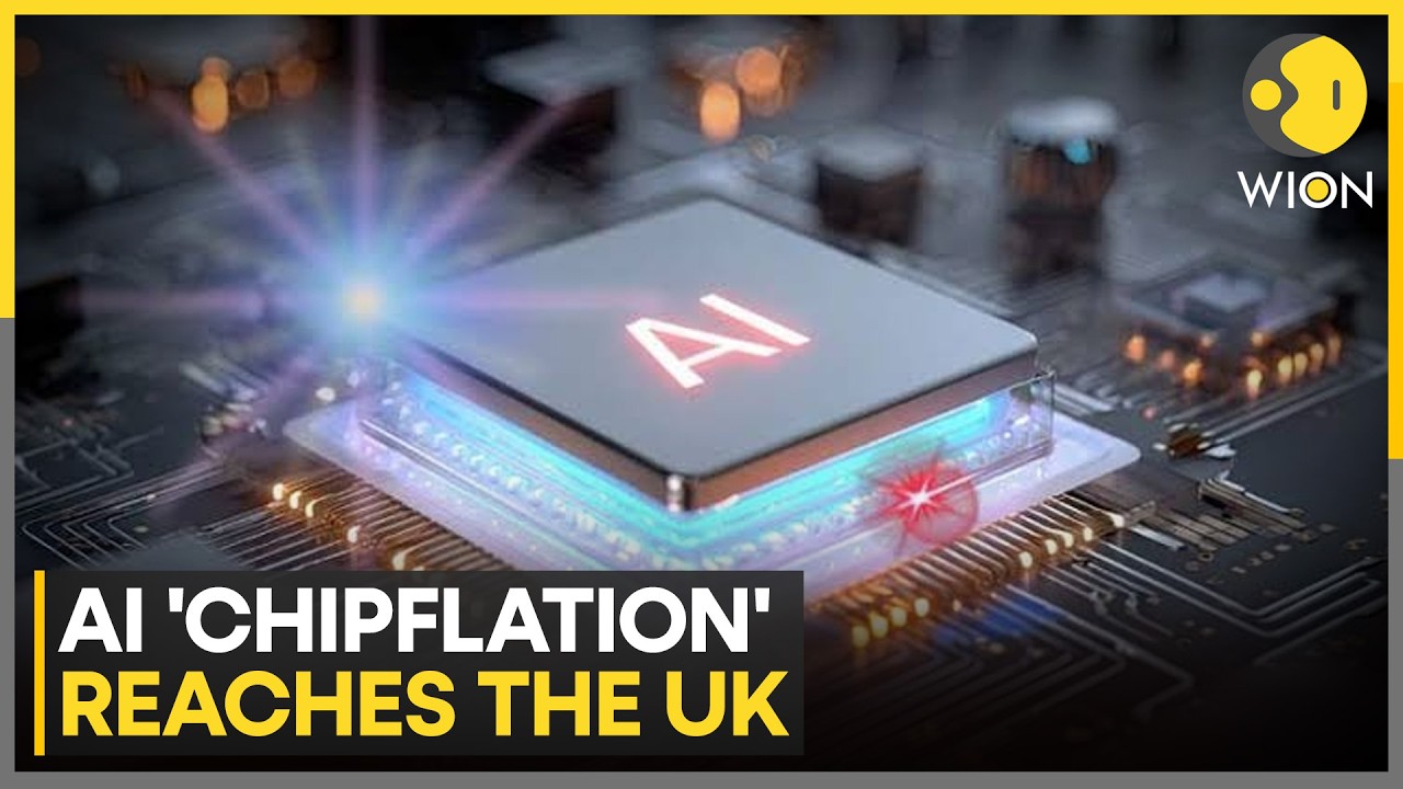 AI 'Chipflation' Hits UK: Memory Chip Shortage Threatens to Reverse Falling Inflation | WION