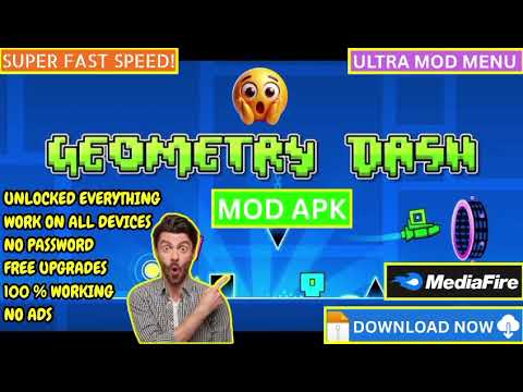 🚀 Geometry Dash Latest MOD APK 2025 | Unlimited Everything + No Ads