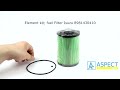 text_video Element kit; fuel Filter Isuzu 8981430410