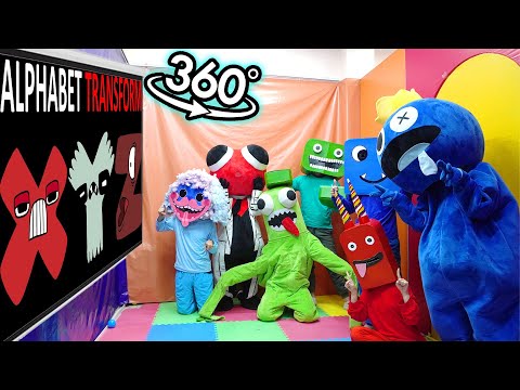 Rainbow Friend Vr 360° -CINEMA HALL| Alphabet Lore But Something Is Weird (A - Z...) | Part 4