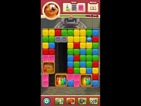 Toon Blast Level 2821 - NO BOOSTERS 🐻🐺🐱 | SKILLGAMING ✔️