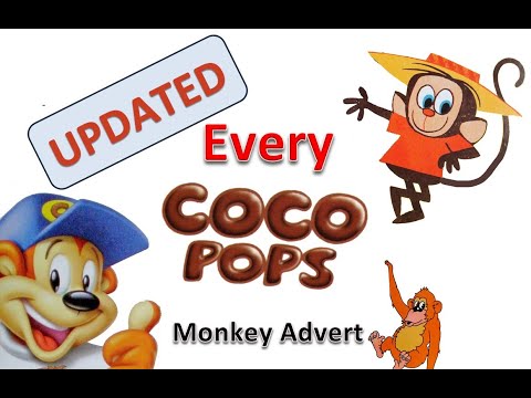 Every Coco Pops Monkey Kelloggs Cereal Advert - (MASSIVE COMPILATION)