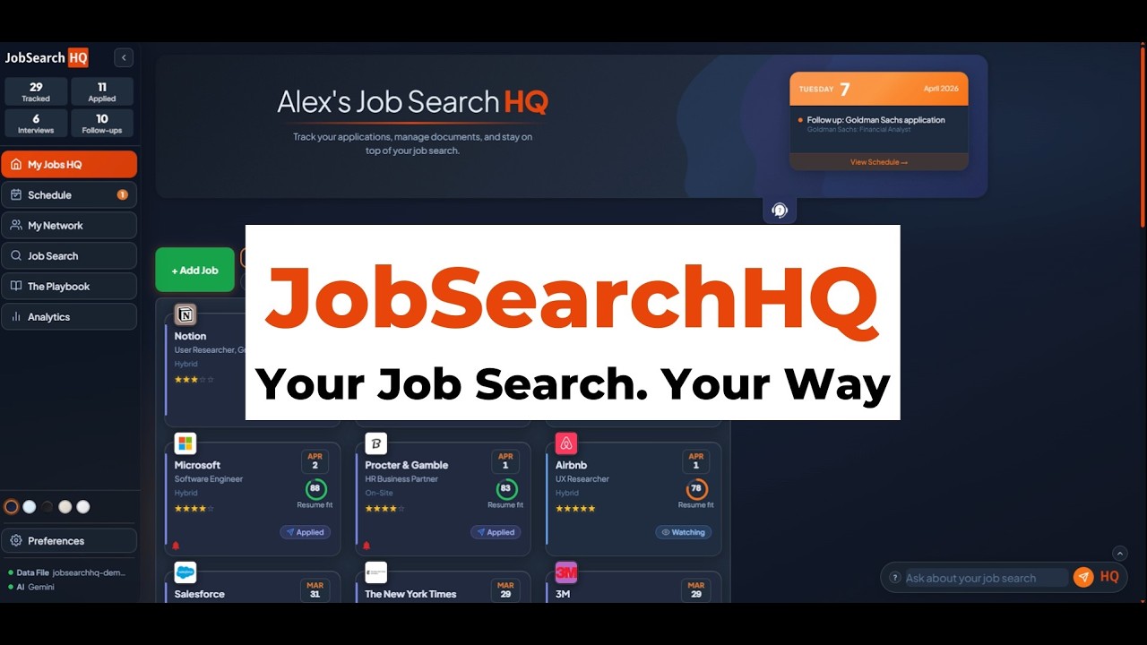 See JobSearchHQ in action