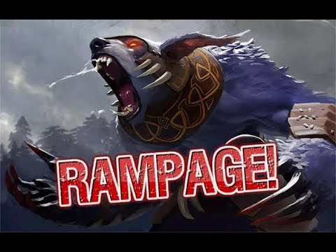 Dota 2: Rampage as Ursa (Patch 7.06f)