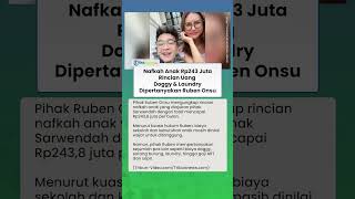Sarwendah Minta Nafkah Anak Rp243 Juta, Ruben Onsu Soroti Rincian Gaji ART hingga Laundry