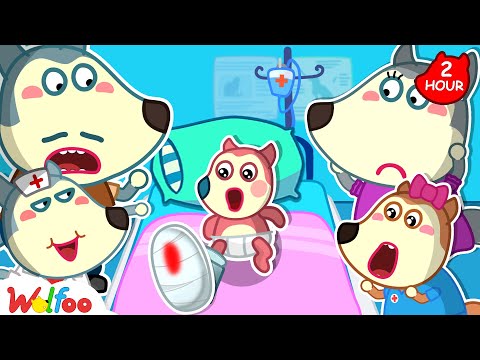 Jenny Got a Boo Boo! | Wolfoo Takes Care of Baby | Wolfoo Family