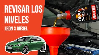 Youtube thumbnail of video "Cómo revisar los niveles Leon 3 1.6 TDI 📏"