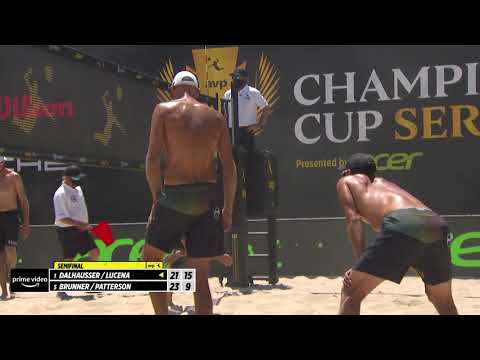 Great Rally & Defense From Patterson / Brunner vs. Dalhausser / Lucena | Wilson Cup