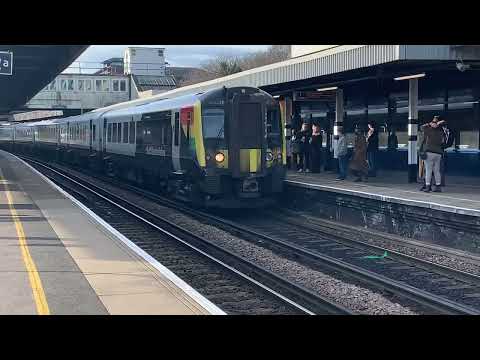 Pride Livery Class 444 Desiro arriving Southampton Central