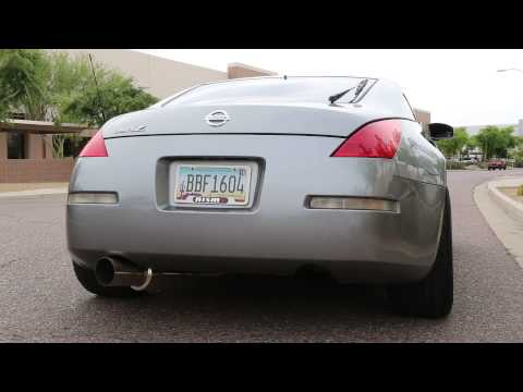 Nissan 350Z w/ ISR Performance GT Single Exit Exhaust Sound Clip