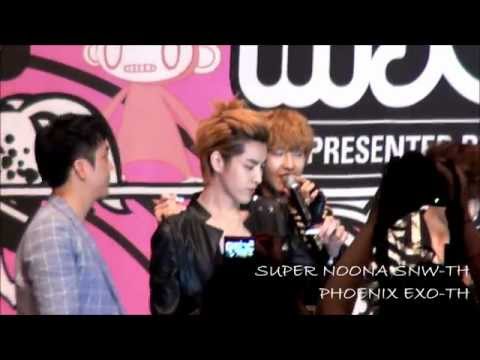 120817 KRISYEOL at sm welcome party.wmv