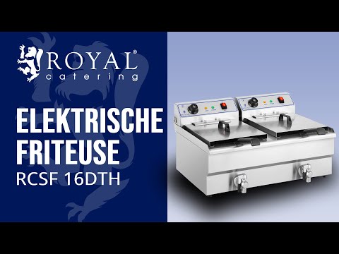 Video - Elektrische friteuse - 2 x 16 liter - 400 V