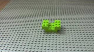 How to make a lego PEASHOOTER from plants vs zombies