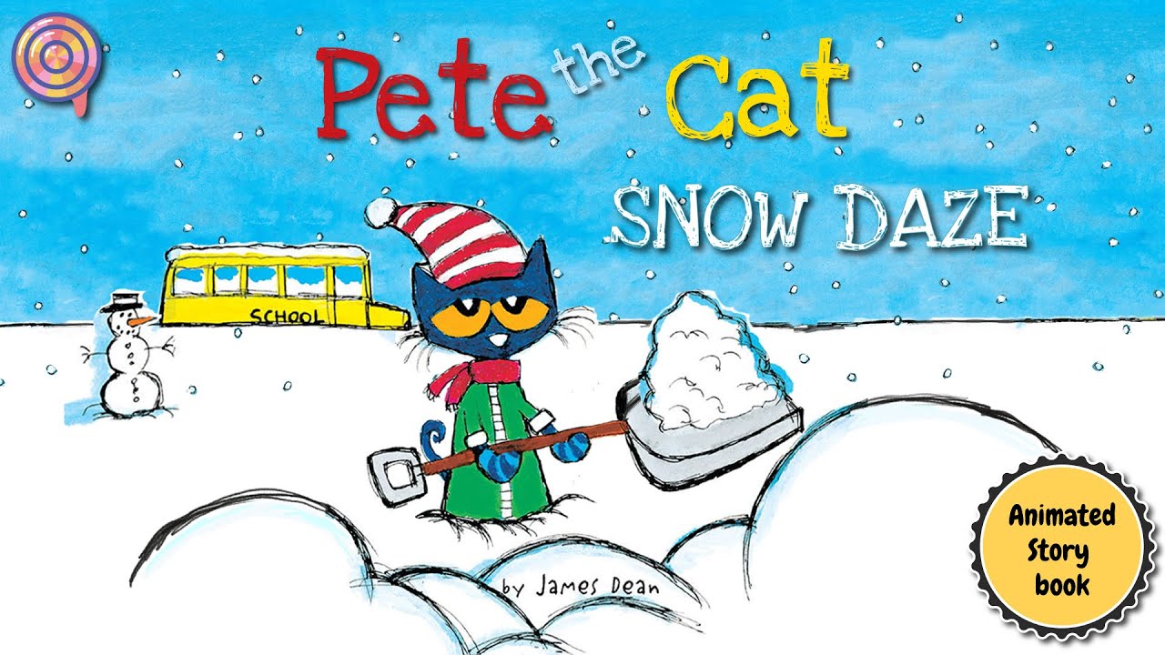 Pete the Cat Snow Daze | Animated Book | Read aloud
