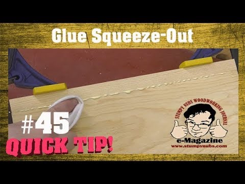Don't wipe your glue! -The best way to deal with squeeze-out