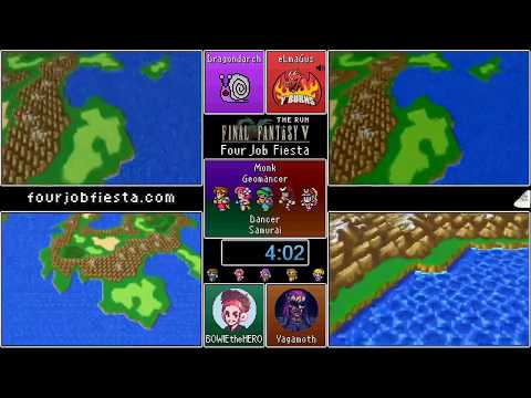 Final Fantasy V Four Job Fiesta 2020 Opening Race