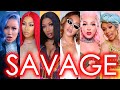 Megan Thee Stallion - Savage (Female Rap Remix) ft. Beyonce, Nicki Minaj, Doja Cat & More