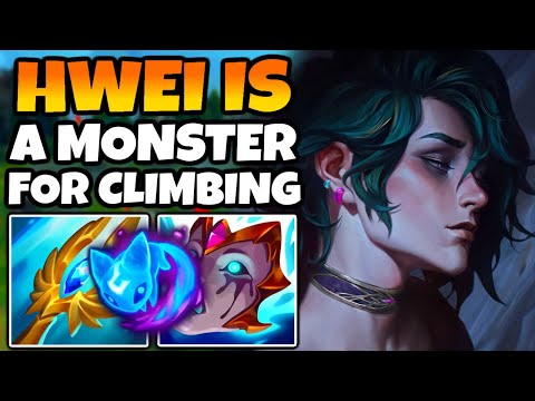 Hwei is an ABSOLUTE BEAST for CLIMBING right now. Even if you fall behind!