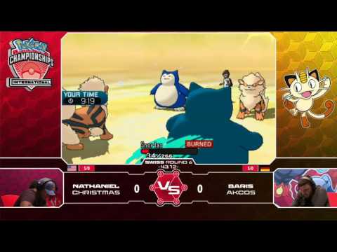 Baris Akcos vs Nathaniel Christmas VGC 2017 North America International Championships Pokemon