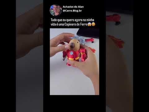 Tudo que eu quero agora na minha vida é uma Capivara de Ferro😱😍 #shorts #marvel #vingadores