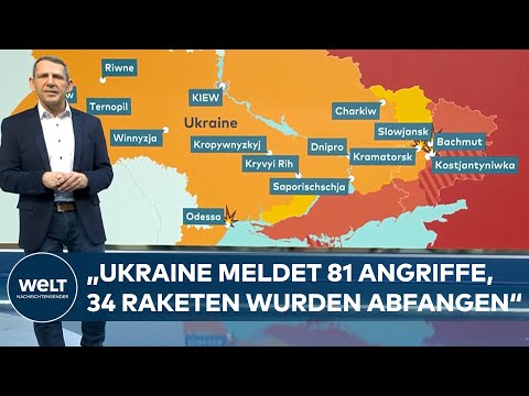 RUSSISCHER RAKETENHAGEL „praktisch flächendeckend über die gesamte Ukraine“ - Aktuelle Kriegslage