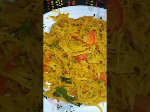 vermicelli upma recipe 😍❤️  #shorts​ #recipe​ #cooking​ #shortsfeed​ #breakfastrecipe​