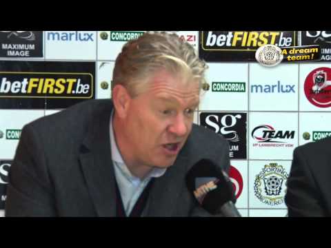 Persbabbel Peter Maes na Lokeren - Westerlo