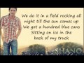 Granger Smith - We Do It In A Field Lyrics