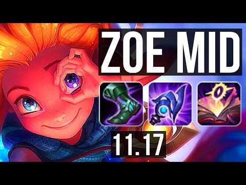 ZOE vs NEEKO (MID) | 9/1/14, 65% winrate, Dominating | BR Grandmaster | v11.17