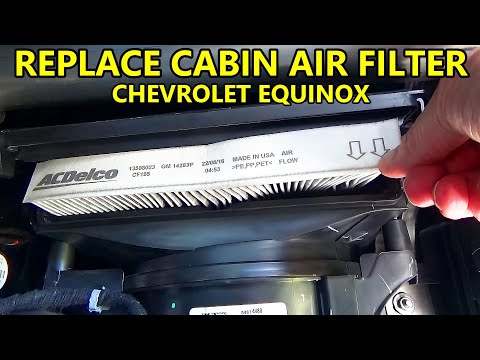 2018 - 2024 Chevrolet Equinox Cabin Air Filter Replacement - Quick & Easy