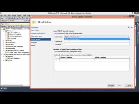SQL Server 2016 - Stretch Database