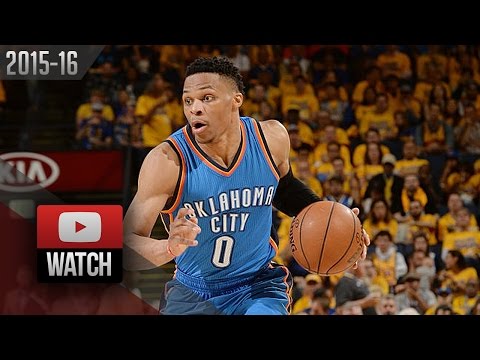 Russell Westbrook Full Game 5 Highlights at Warriors 2016 WCF - 31 Pts, 8 Ast
