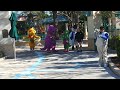 Barney The Dinosaur BJ Baby Bop And Frosty The Snowman Approaching To Meet Joel Universal 2019