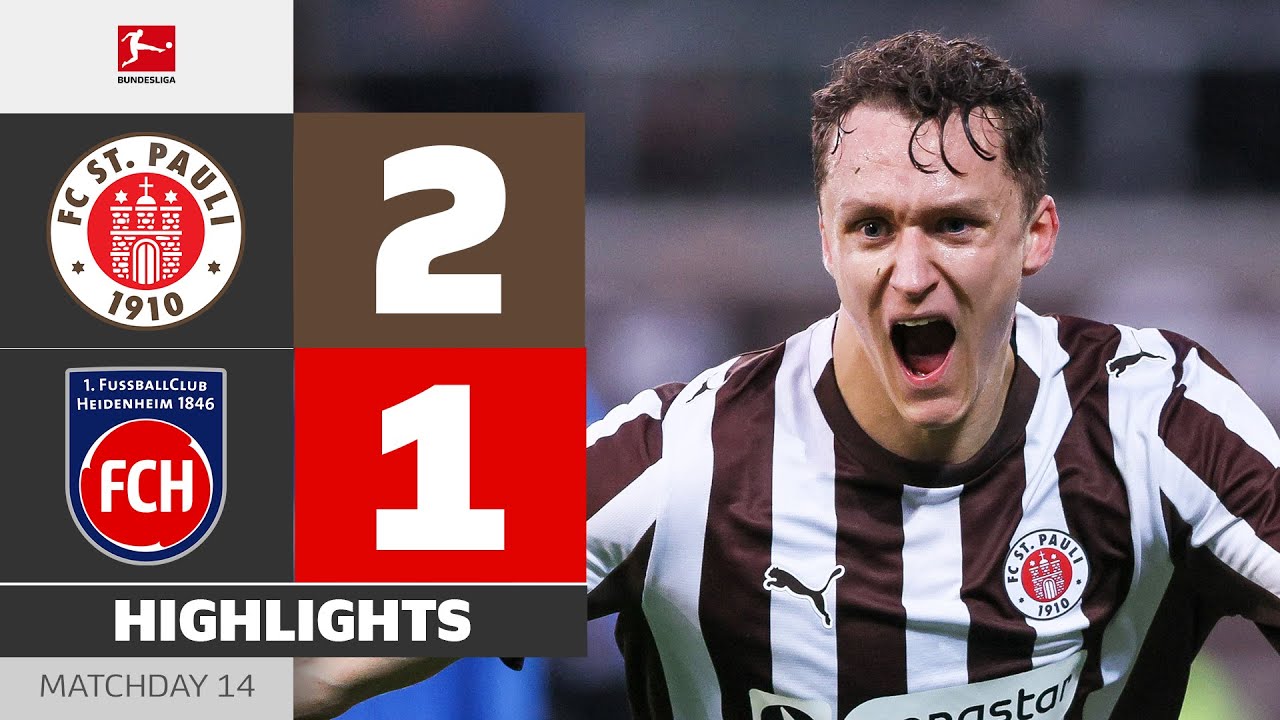 St. Pauli vs Heidenheim Goals and Key Moments