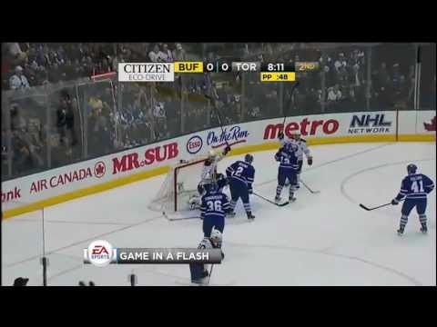 Game in a Flash - Leafs Win vs Sabres - Dec 22nd 2011 (HD)