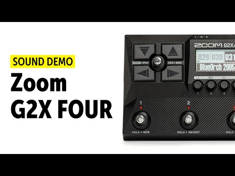 Демонстрация звучания процессора эффектов Zoom G2X FOUR