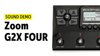 Video thumbnail for Zoom G2X Four - Sound Demo (no talking) by Guitar Bonedo