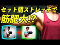 【筋トレ】インターバル中のストレッチは筋肉を発達させるのか？　「セット間ストレッチ」のやり方を解説！