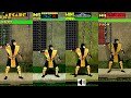 Mortal Kombat 2 Scorpion Comparison Arcade VS 32x VS Snes VS Megadrive Console VS Console