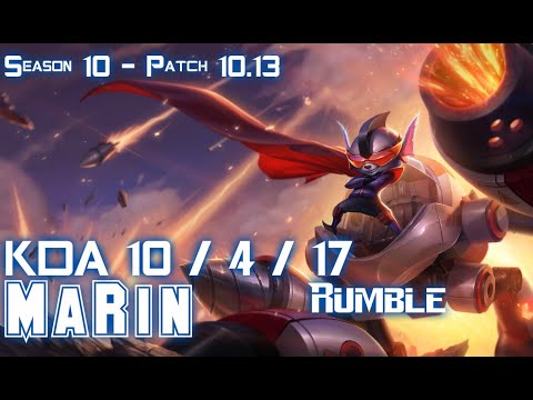 MaRin RUMBLE vs AATROX Top - Patch 10.13 KR Ranked