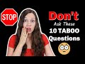 10 Taboo Questions in the USA: NEVER ask these questions