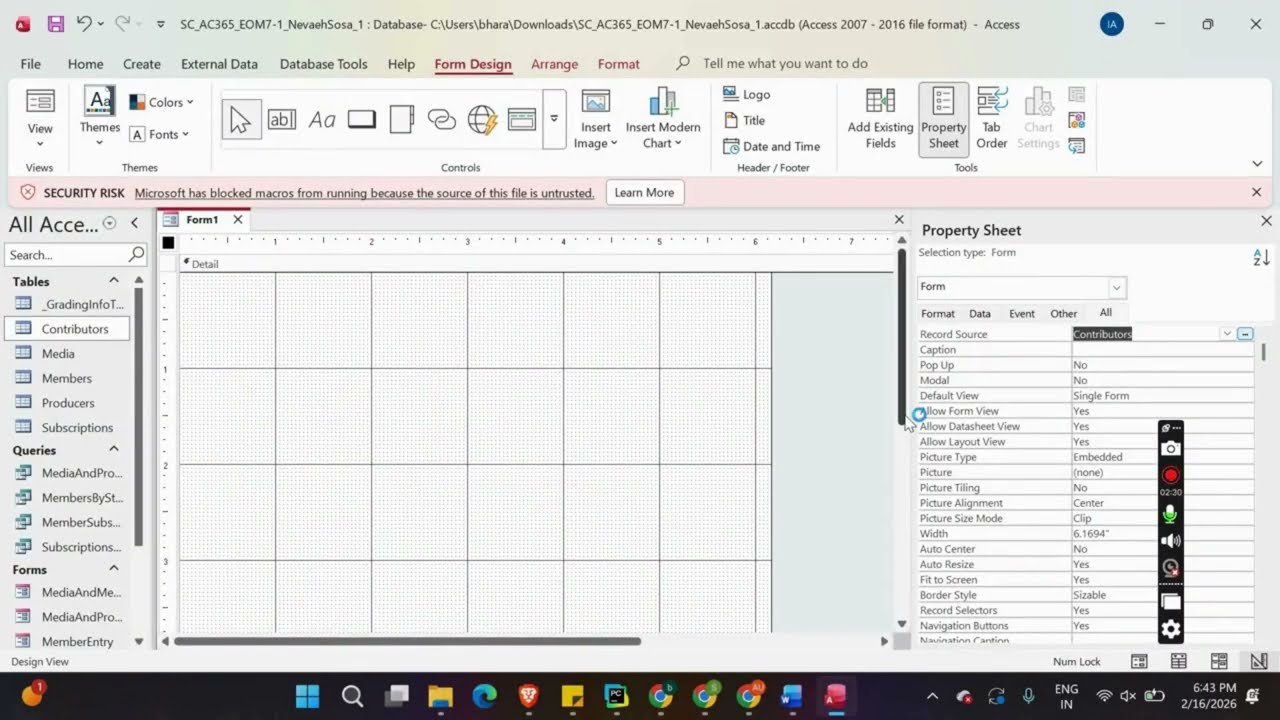 Shelly Cashman Access 365 | Module 7: End of Module Project 1 TopStream, Inc. #shellycashman